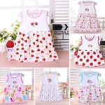 5pcs crianças Bebés Meninas algodão bordado vestido de princesa