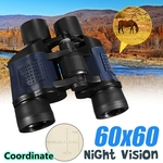 60x60 3000 M Night Vision Alta Definição HD Binóculos ópticos Telescópio com Coordenação Exército Militar Caça Camping Viagem