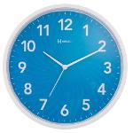 6182 - Relógio Novo Herweg de Parede 26 Cm Azul Escuro