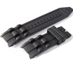 26mm preto substituir pulseira de relógio de borracha para Invicta Pro Diver coleção cronógrafo