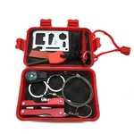 6pcs SOS Equipamento de Sobrevivência de Emergência Kit Gear Tool Tactical Set Outdoor