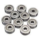 623ZZ 10Pcs Bearing 623-ZZ 3x10x4mm Miniatura Deep Groove Ball Bearing Blinded Silver Chrome Steel Shaft