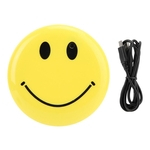 720 * 480 Mini Smiley Face DV Camera Clip on Button Audio Video Recorder Security DVR