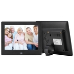 8 polegadas Digital Photo Frames de Alta Definição Alarme Tela LED Relógio Digital / Calendário / MP3 / Reprodução de Vídeo