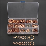 280Pcs M5-M20 cobre compressão Anilhas Metric Esgoto óleo esmagamento Washer (caixa de embalagem)