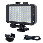 84 LED de alta potência Dimmable Waterproof LED Luz de Vídeo 164 pés à prova d'água (50m) subaquáticas Luzes Dive Luz Em estoque