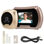 2.8inch HD LCD Screen Home Smart Video Doorbell Kit Door Viewer Camera Monitor IR Night Vision