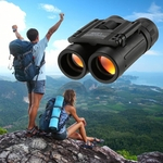 8x21 Folding bolso Binocular Compact Mini Telhado Viagem Prism