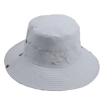 9072 Masculino exterior dobrável Sun Bloco Hat ultravioleta-prova Pesca Double-side Hat Bucket Hat