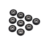 9Pc Pulley Wheels Round Ball Bearings For 3D Printer 5mm Roller Groove Practical