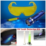 A / C Detecção de Gás Fluid Kit Flash LED de luz de segurança Óculos UV Leak Detector Repair Tool