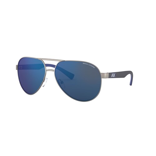 Ãculos de Sol Armani Exchange AX2031S Prata - Prata - Masculino - Dafiti