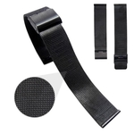 A?o inoxid¨¢vel Milanese Moda 24 mil¨ªmetros rel¨®gio de pulso banda Strap BK