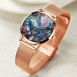 Womens Ladies Watch Stainless Steel Rose Gold Watches Quartz Wrist Watch