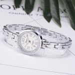 A?o Lvpai Women Watch cristal bracelete de diamantes inoxid¨¢vel de pulso de quartzo D