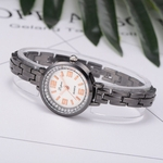 A?o Lvpai Women Watch cristal bracelete de diamantes inoxid¨¢vel de pulso de quartzo F