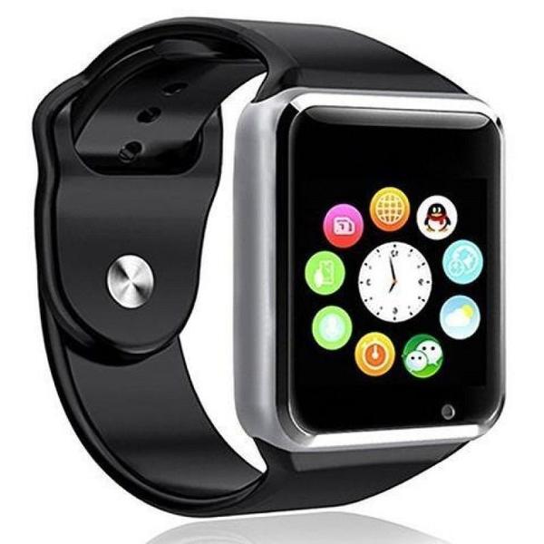 A1 Relógio Inteligente Smart Watch Bluetooth Chip Android S7 Prata