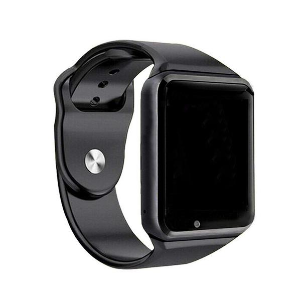 A1 Relógio Inteligente Smart Watch Bluetooth Chip Android S7 Preto