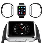 A1 Relógio Inteligente Smart Watch Bluetooth Chip Android S7 Preto