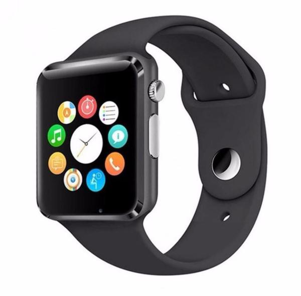 A1 Relógio Inteligente Smart Watch Bluetooth Chip Android S7 Preto