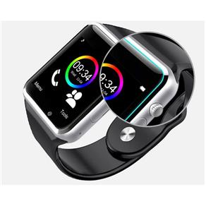 A1 Relógio Smartwatch Android Face e WhatsApp, Bluetooth, Camera