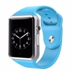 A1 Relógio Smartwatch Android, Notificações Bluetooth, Camera Azul