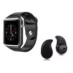 Smartwatch A1 Relogio Inteligente Bluetooth Android/ios + Mini Fone de Ouvido S530 V4.1 Universal