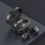 A6S TWS fone de ouvido sem fio Bluetooth 5.0 Display Digital Stereo Headsets Universal In-Ear Earbuds Design Ergonômico Sweatproof
