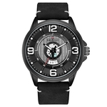 Aço inoxidável homens relógio de quartzo Outdoor Sports Waterproof Pulseira Calendário Decoração de pulso Estilo Casual para o marido namorado