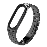 Aço inoxidável Strap Metal Para Xiaomi Mi Band 3 Screwless Strap Pulseira