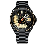 Aço Relógio de pulso de quartzo relógio de forma masculino inoxidável CURREN 8345 Design Homens Relógios com Auto Data Causal Negócios Nova inspeção