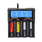 New ADEASKA VC4 PLUS LCD USB Carregador Rápido Inteligente para Li-ion / IMR / LiFePO4 / Ni-MH 18650/26650 bateria charger parts