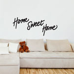 Adesivo de Parede Frase - Home Sweet Home - N4021