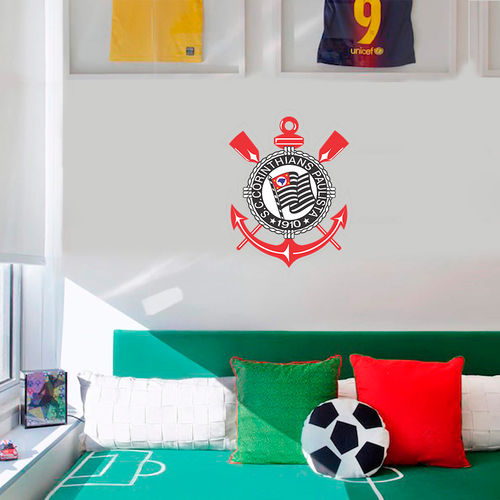 Adesivo de Parede Futebol Corinthians