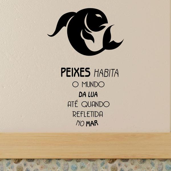 Adesivo de Parede Zodiaco Peixes - Meu Adesivo