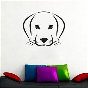 Adesivo Decorativo de Parede - Cachorro - Branco