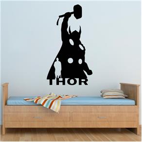 Adesivo Decorativo de Parede - Cinema - Thor - Branco