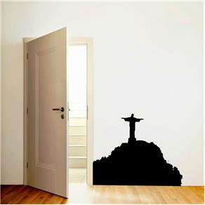 Adesivo Decorativo de Parede - Cristo Redentor - Branco