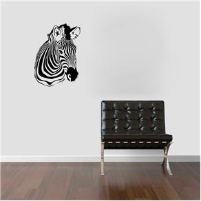 Adesivo Decorativo de Parede - Zebra - Preto
