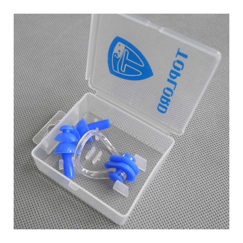 Adultos impermeáveis ¿¿Silica Gel Earplugs Nose Soft Clip Set Com grande para a natação Mergulho