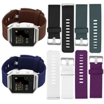 Ajustável de silicone macio Sport Watch Band Alça para Fitbit Blaze Watch