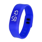 Ajustável LED Watch Sports Digital-relógio Presentes Silicone relógio de pulso para Homem Mulher