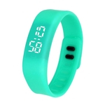 Ajustável LED Watch Sports Digital-relógio Presentes Silicone relógio de pulso para Homem Mulher