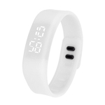 Ajustável LED Watch Sports Digital-relógio Presentes Silicone relógio de pulso para Homem Mulher