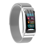 Ak12 Pantalla inteligente impermeable Pulsera Brazalete deportivo Monitorización del ritmo cardiaco