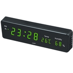 Alarme LED eletrônico relógio de parede relógio com temperatura e humidade Em estoque