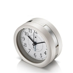 Alarme Música Relógio Night Light silenciosa varredura cabeceira Tabletop Alarm Clock