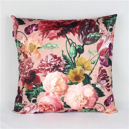 Almofada Decorativa Premium Topazio Floral Rosa