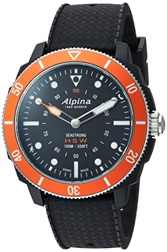 Alpina AL-282LBO4V6 Men's Seastrong Horological Alarm Smartwatch