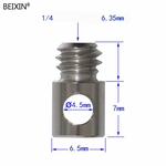 Alta Qualidade 1/4 Polegada 6.35mm Conversor de Rosca Parafuso Selfie Vara Tripé Parafuso Monopé Parafusos de Conexão Inoxidável para Câmera